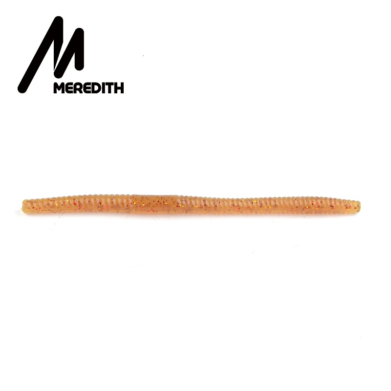 Meredith 5,5" 10 шт искусственные мягкие пластиковые приманки, силиконовые Джеркбейт, пресноводные рыболовные приманки, приманки для ловли окуня - Цвет: L