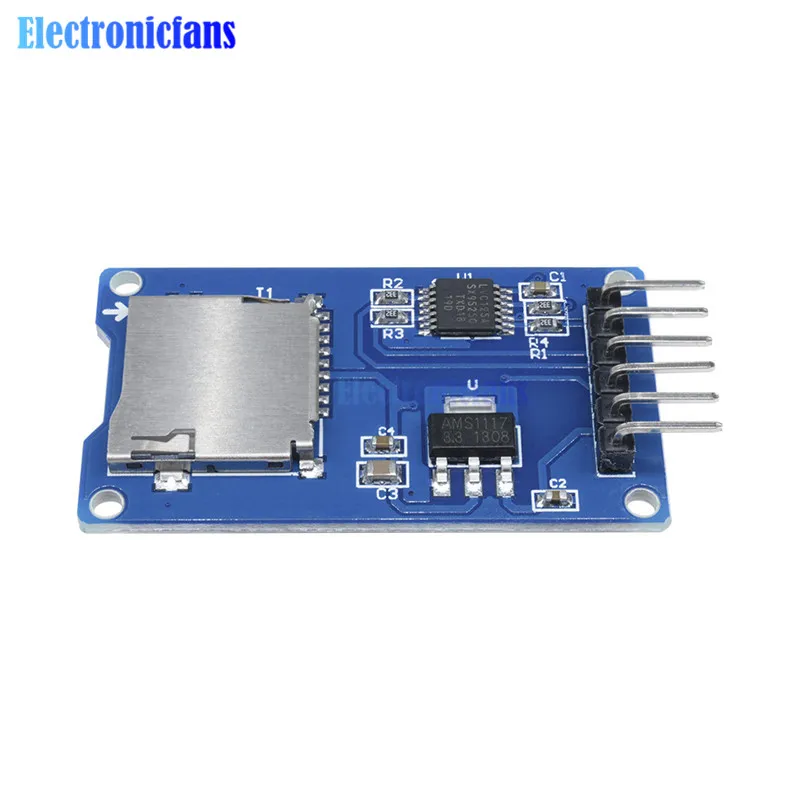 Карта памяти Micro SD Mciro щит модуля SD/TF 10 шт. SPI для Arduino Новинка|spi module|spi memorysd card module |