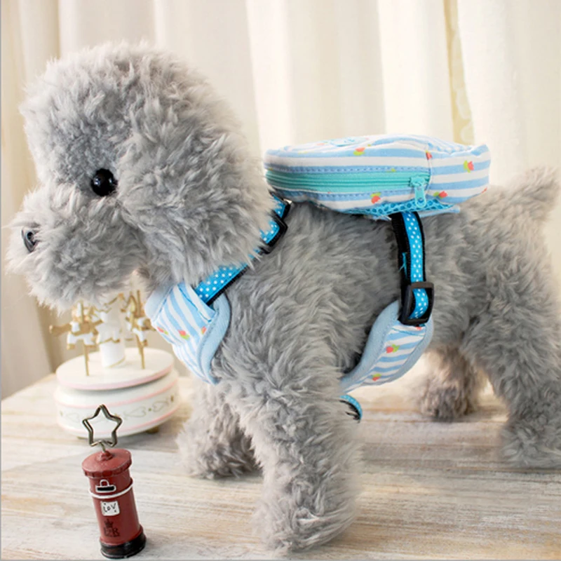 Новый Дизайн милый горошек регулируемый собака Воротники Puppy Cat поводок жилет