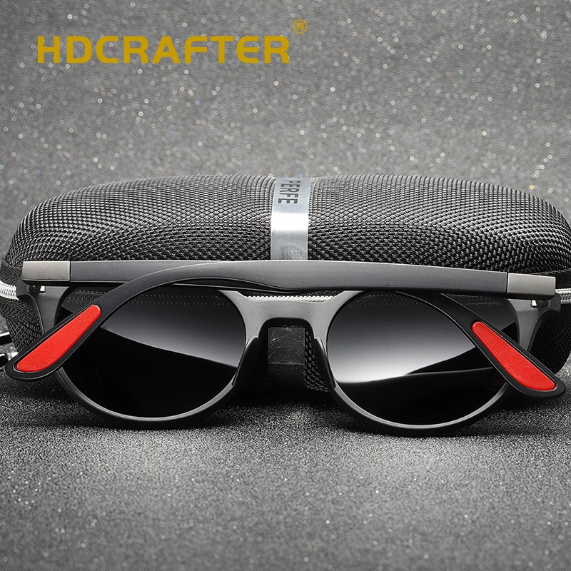 Hdcrafter брендовые дизайнерские Для мужчин солнцезащитные очки поляризационные TR90