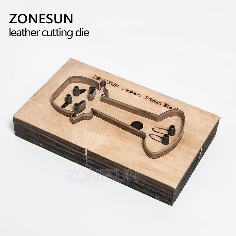 ZONESUN изготовленный по индивидуальному заказу высечка из телячьей кожи сделай сам