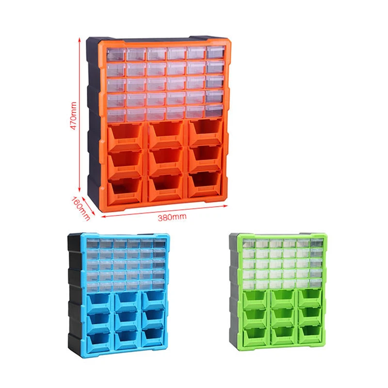 Tool Case Parts Box Multi-grid Drawer Type Building Blocks Screw Classification Component Plastic | Инструменты