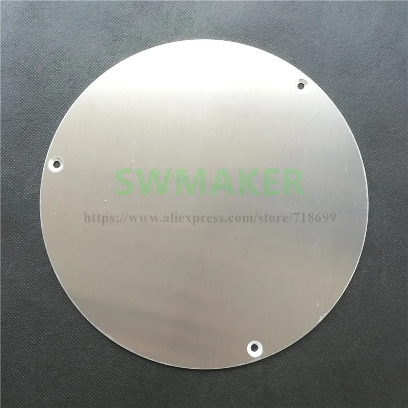 Исполнительный механизм swmaker kossel 3D принтер круговой 210 мм круглый горячий кровать алюминиевая пластина delta Горячая опорная решетка пластина использование с нагревательной пленкой обновление