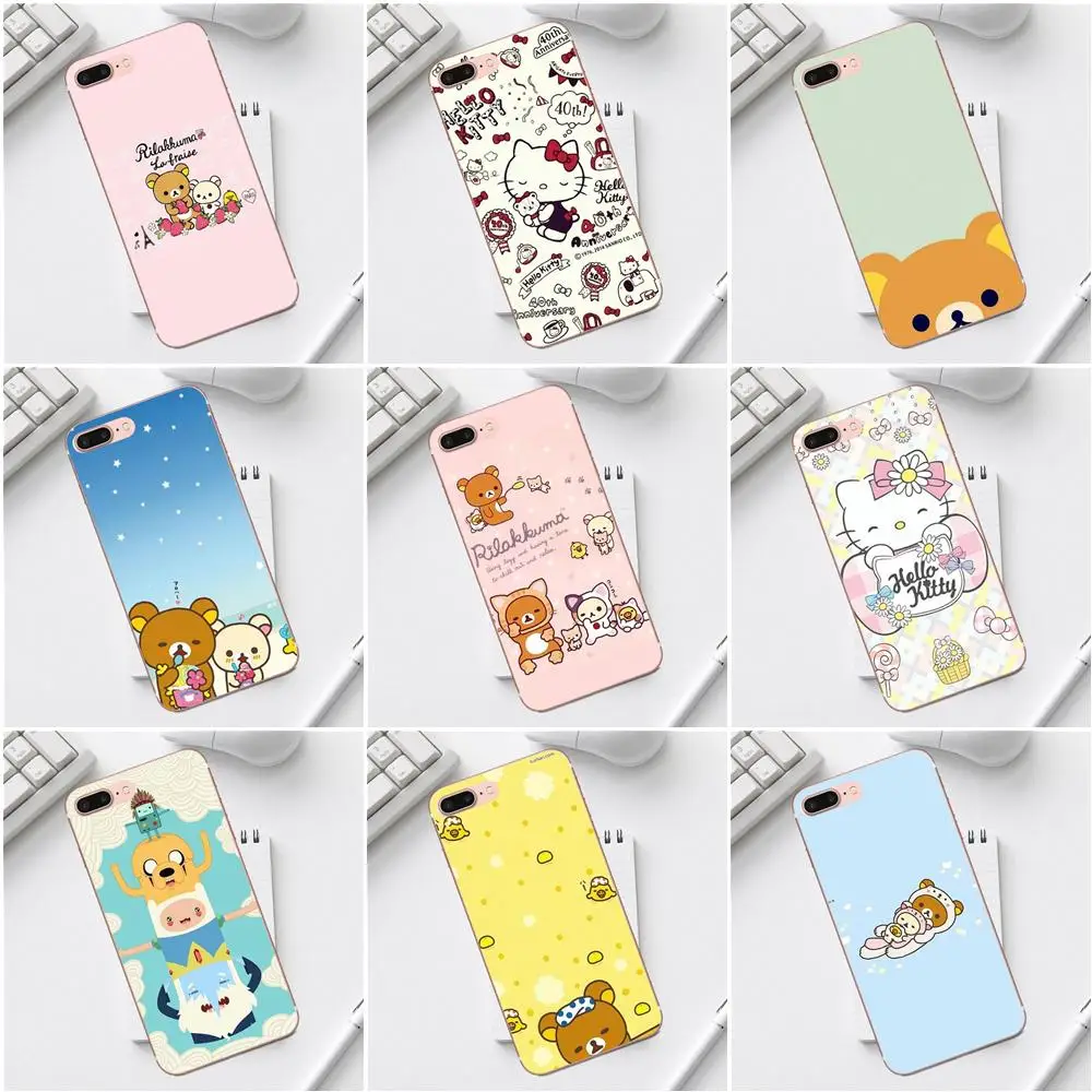 Милый защитный чехол для телефона с мультипликационным принтом Rilakkuma Galaxy Alpha Core