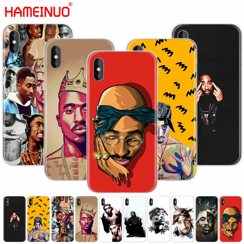 Чехол для мобильного телефона HAMEINUO 2Pac Tupac Shakur iphone X 8 7 6 4 4S 5 5S SE 5c 6s plus|Бамперы| |