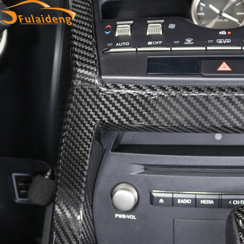 Центральная панель управления из углеродного волокна ABS для Lexus NX200 NX200t 2015 2019