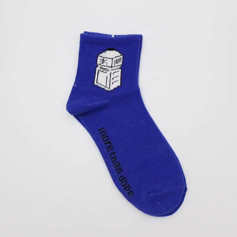 Носки без пятки в Корейском стиле носки с изображением кактуса для влюбленных