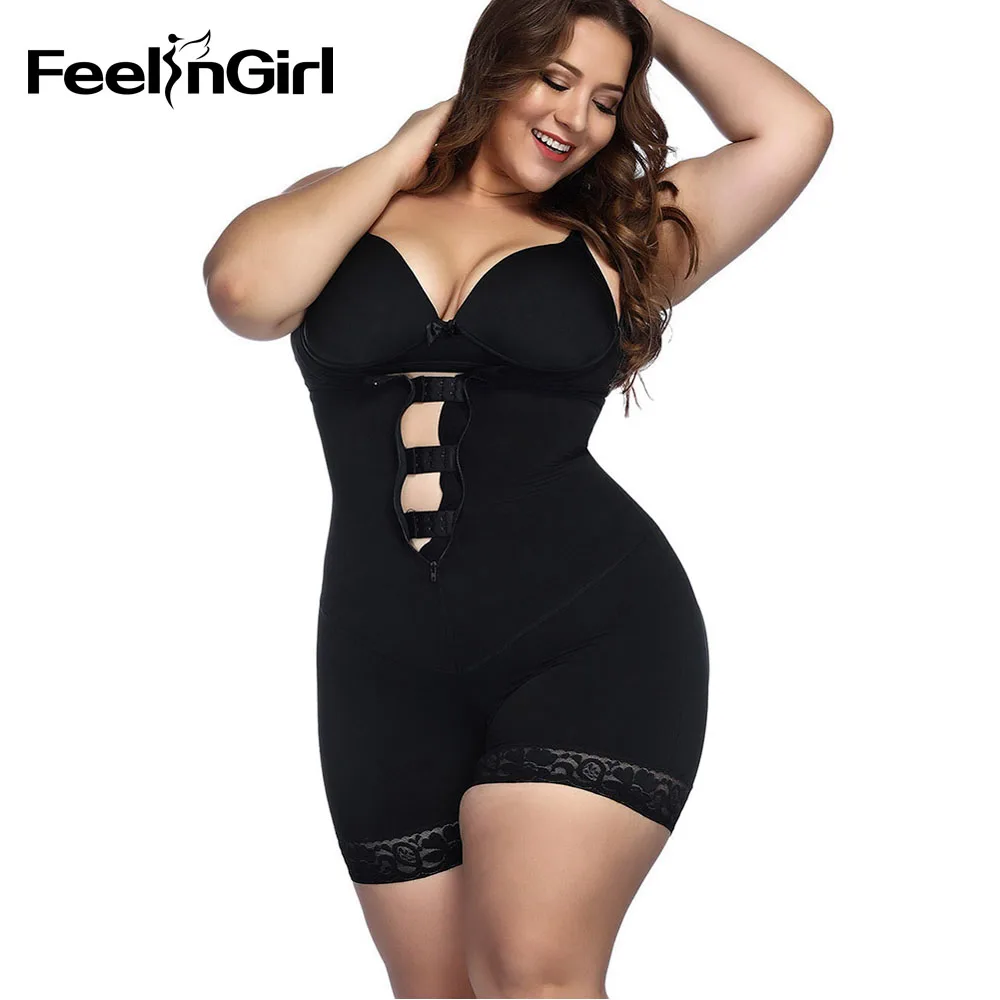 Shaper FeelinGirl размера плюс XS-6XL, Корректирующее белье, Утягивающие трусы, моделирующие лямки, Корректирующее белье, женское боди - Цвет: Shaper
