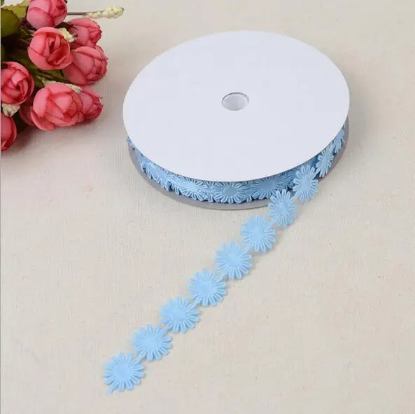 1 8 см * 20 ярдов DIY цветок ультразвуковая тисненая кружевная лента для одежды