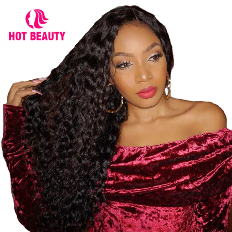 Горячие Красота волос 13*4 Синтетические волосы на кружеве Wigs180 % плотность Реми