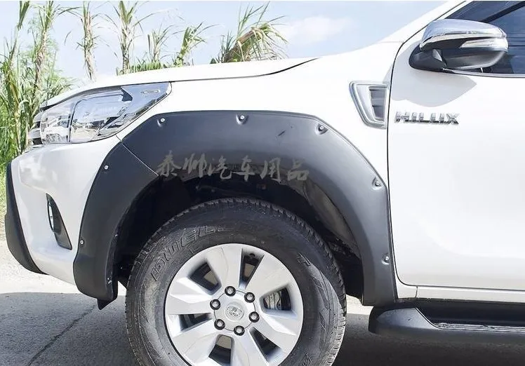 Колесо арки блестящее крыло брызговики для Hilux Revo SR5
