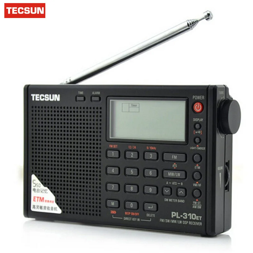 100% фирменный Полнодиапазонный радиоприемник Tecsun PL310ET PL-310ET цифровой демодулятор