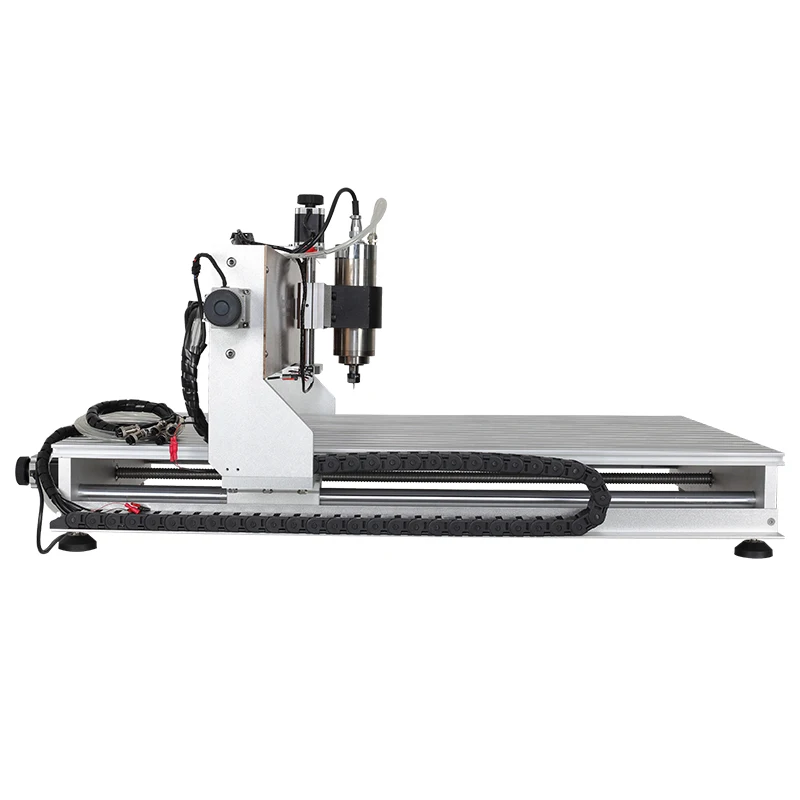 CNC 6090 кВт 4 оси ЧПУ Маршрутизатор Гравировальный сверлильный фрезерный станок с водяным охлаждением-шпиндель PCB металлический фрезерный станок каменный резак