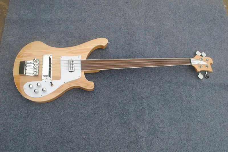 Новинка 2019 года фабрика и деревянный цвет Rickenback 4003 fireglo 4 струны басовая гитара