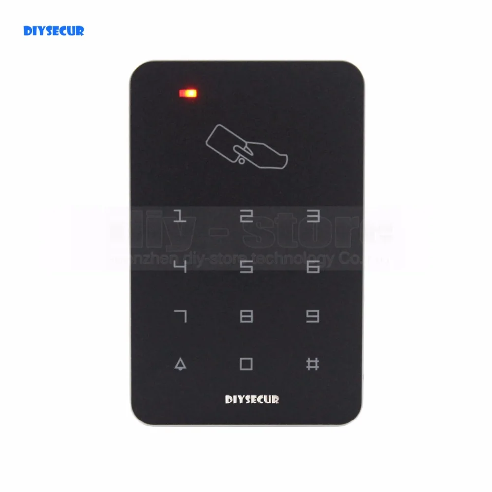 

DIYSECUR 125KHz Password Keypad RFID Card Proximity Reader Access Controller + 10 Free Keyfob