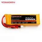 Литий-полимерный аккумулятор TCBWORTH 4S, 14,8 в, 2600 мА  ч, 40C, 60C, для дрона, вертолета ру самолет квадротор, автомобиля, лодки, танка, игрушек, аккумуляторы 4S