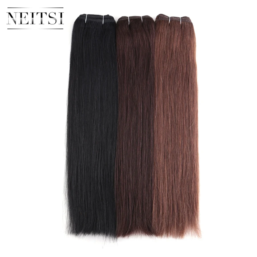 Neitsi прямые человеческие волосы Remy для наращивания 1"-26" 100 г/шт. 1# 1B#2#3#4#6#60# P27/613# P18/613# Двойные вьющиеся волосы