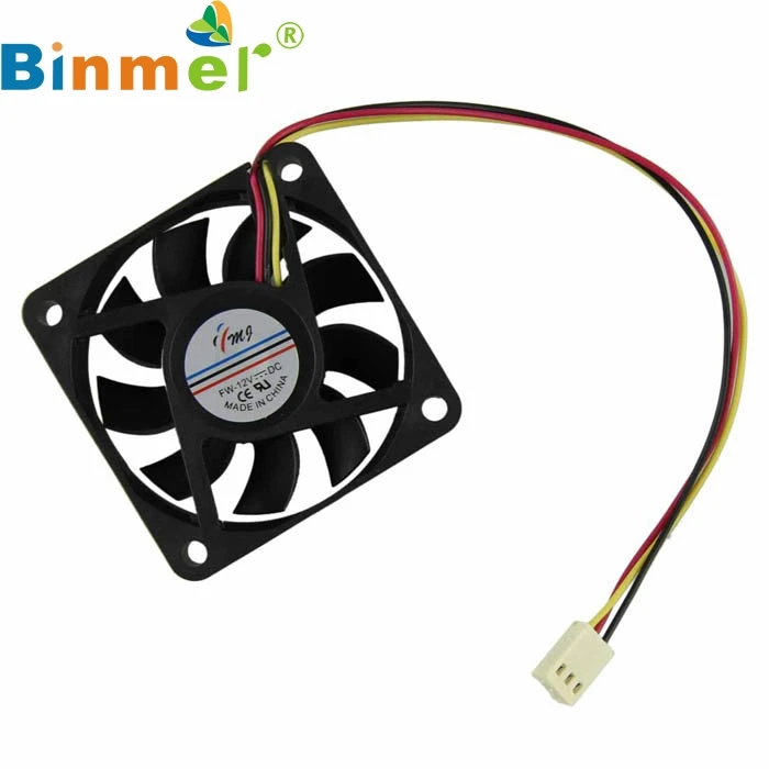 Изящный 60 мм PC Вентилятор охлаждения процессора 12 В 3 Pin чехол для компьютера кулер тихий Molex разъем Ventilador NOV28