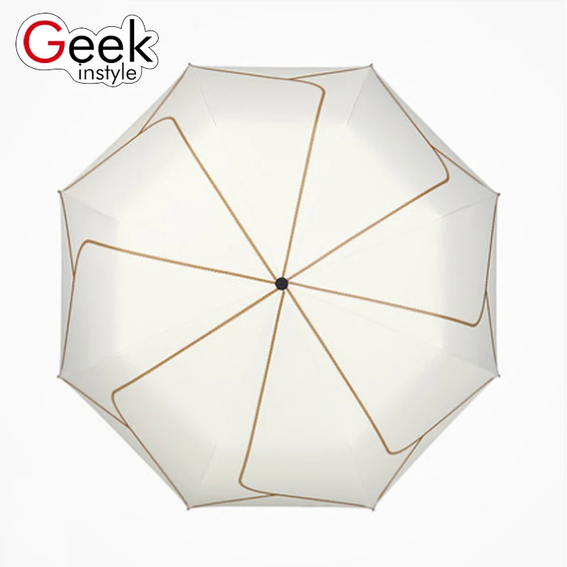 Geekinstyle Модный складной зонт для дождливой погоды женский подарок мужской