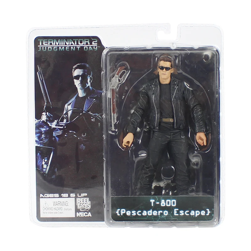 NECA The Terminator 2 экшн-фигурка T-800 / T-1000 ПВХ игрушка 7 типов 18 см | Игрушки и хобби