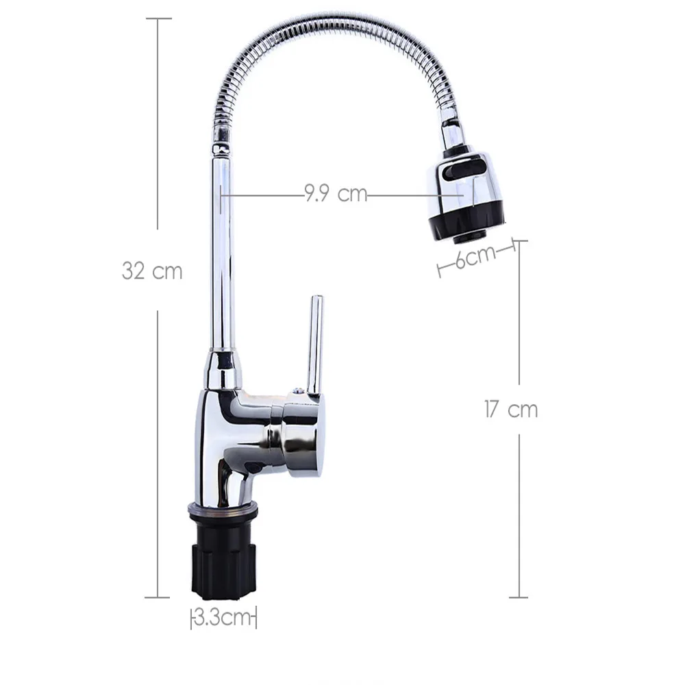Antique Brass Kitchen Faucet 360 Degree Rotating Wall Mounted Mixer Tap Sink Flexible Pull Out Water | Обустройство дома