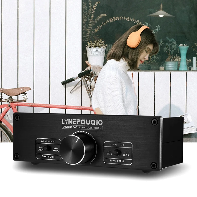 Lynepauaio 2 In 2 Out Switcher регулятор громкости, переключение между rca-сигналом и Xlr балансным сигналом, который подходит для