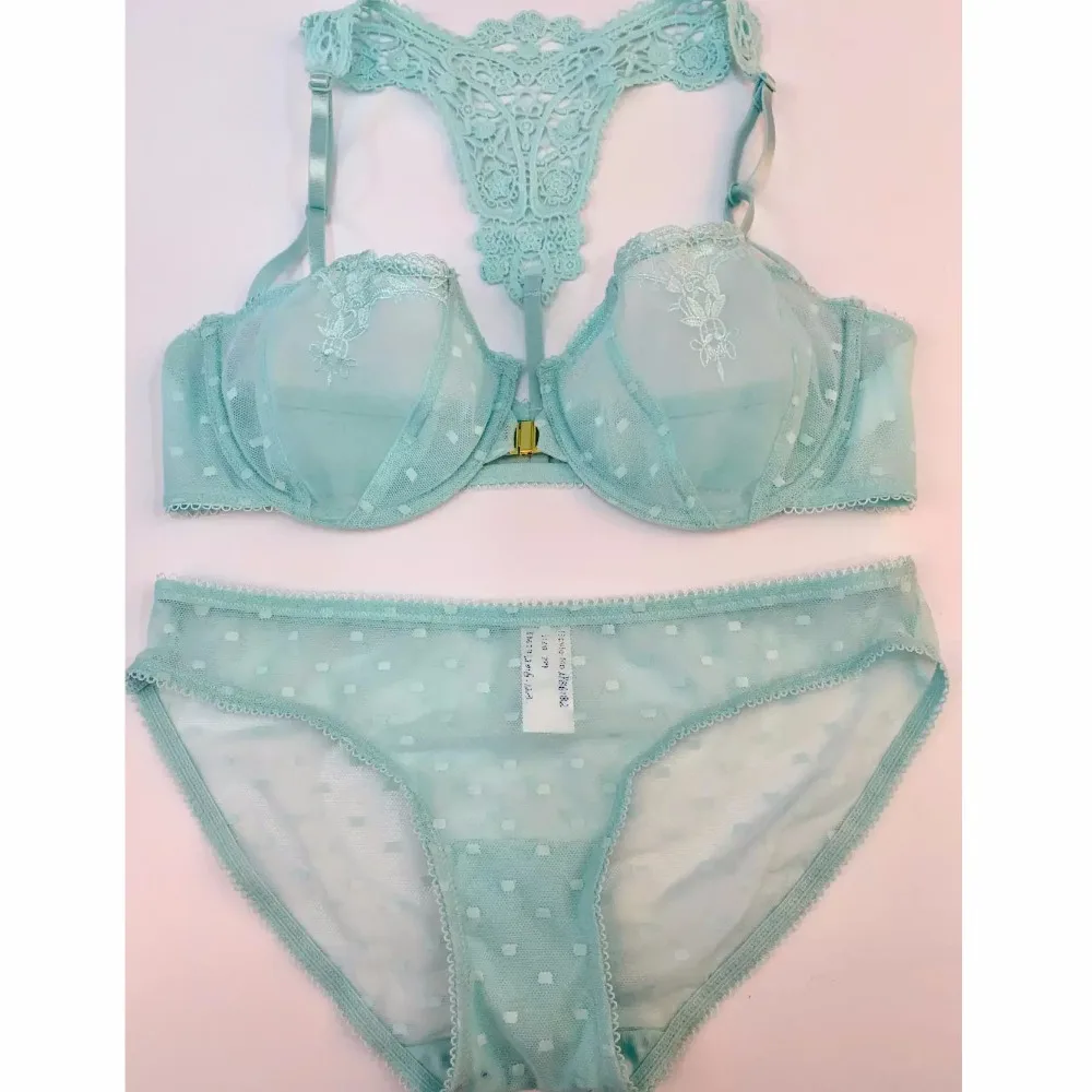 Ультратонкий сексуальный женский комплект с бюстгальтером размера плюс 70 85