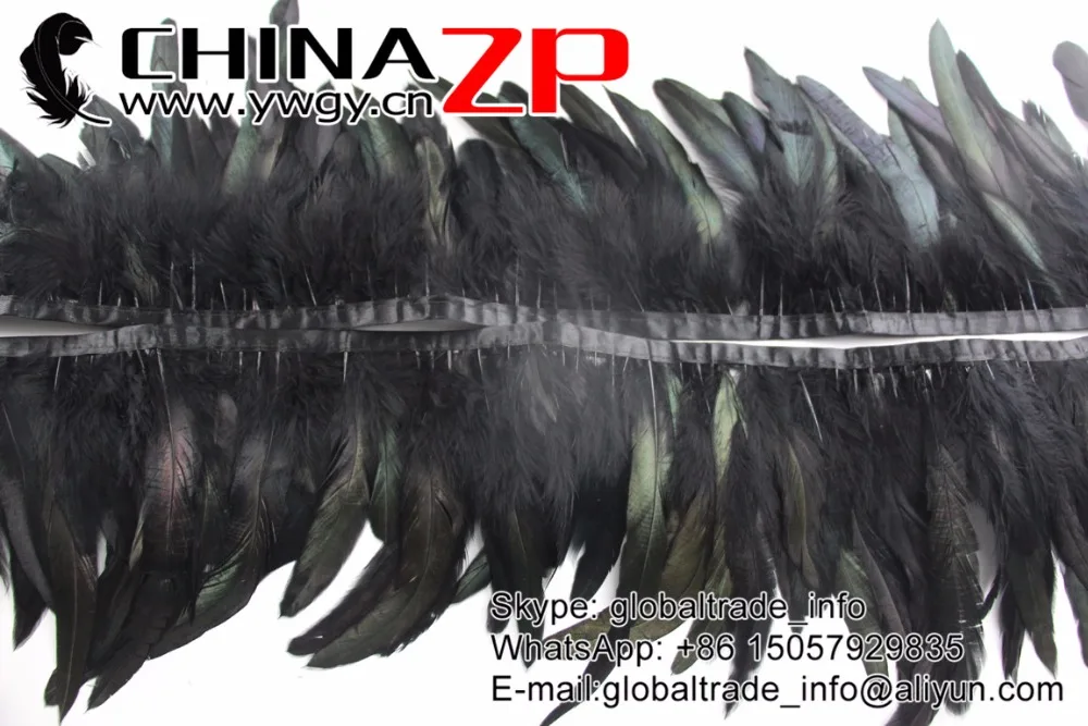 Завод CHINAZP оптовая продажа 10 ярдов/Лот изящная окрашенная черная петушиная