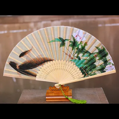 1 шт. в китайском стиле для женщин Складной вентилятор декоративный