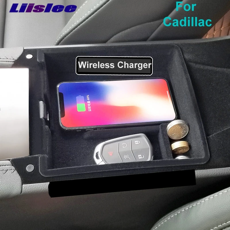 

Qi Wireless Charger Interior Storage Box Qi Wireless Charging For Cadillac For Cadillac Wireless Charging