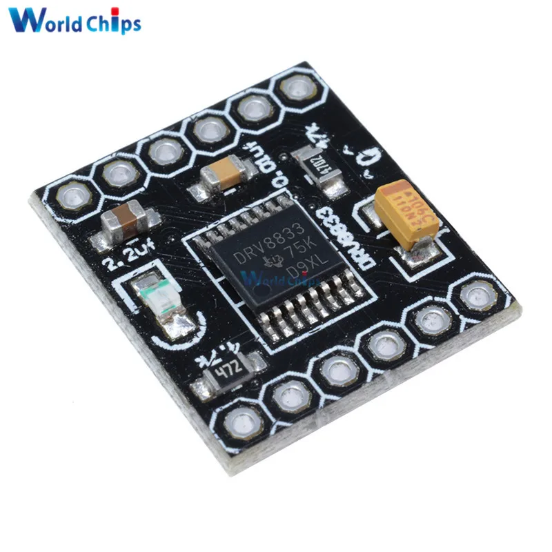 DRV8833 двухканальный модуль драйвера двигателя постоянного тока плата 1.5A 3 в-10 в