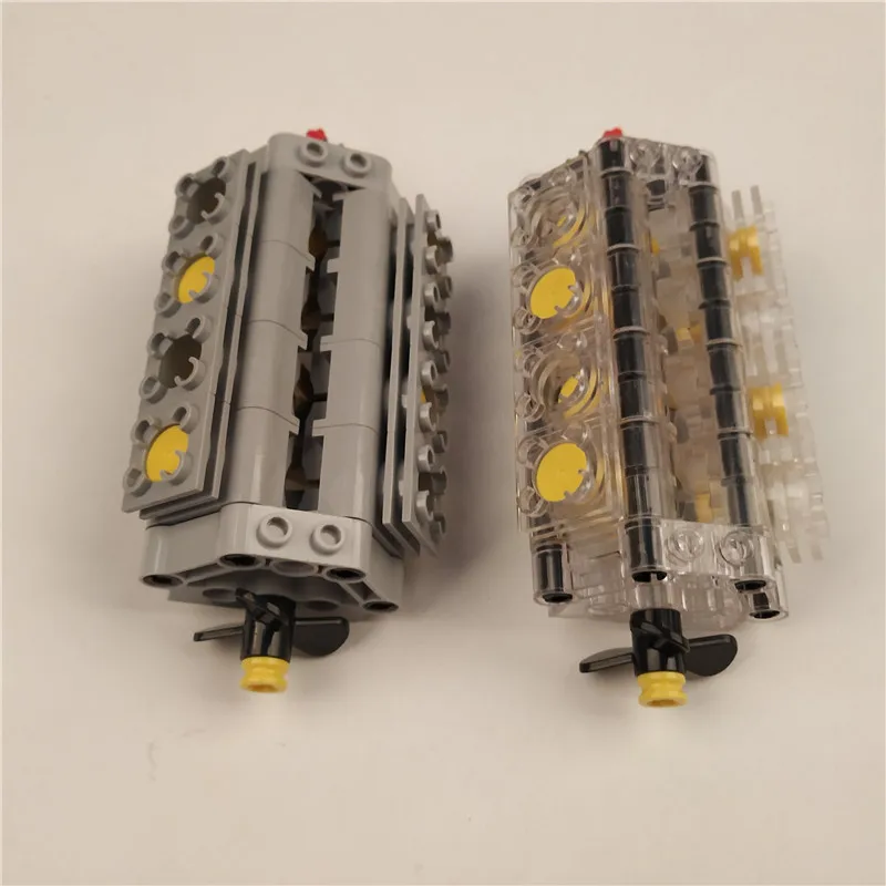 1 компл. V8 двигатель цилиндр Technic автомобильные блоки силовой двигатель модель цилиндра Строительные Кирпичи Игрушка совместима с 2850B 32333 2852