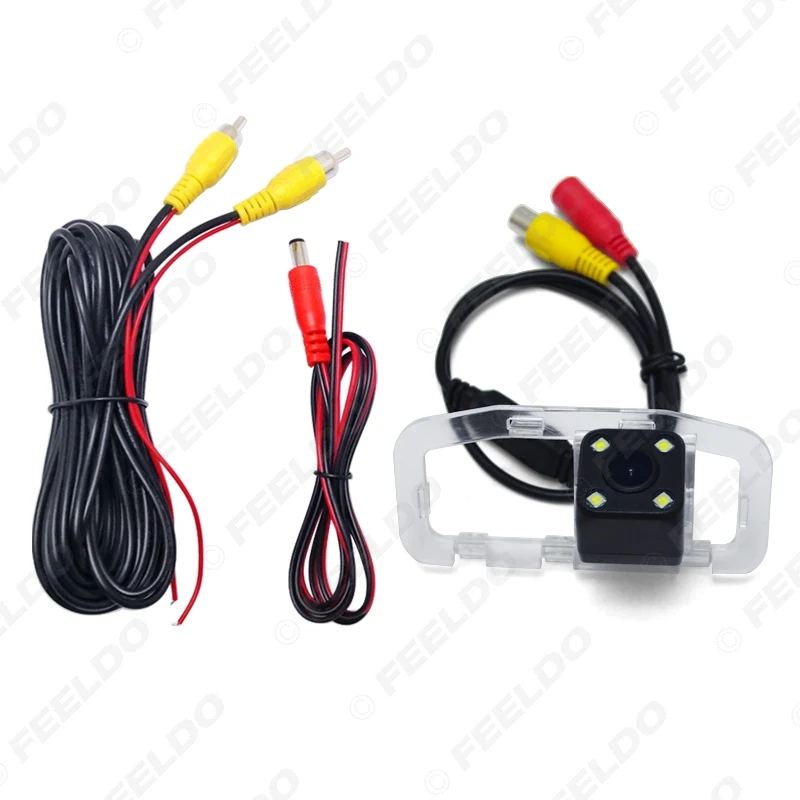FEELDO 1Set Car Backup Rear View Camera With LED Light For Great Wall C30 2011 2012 Reverse Parking #FD3237 | Автомобили и