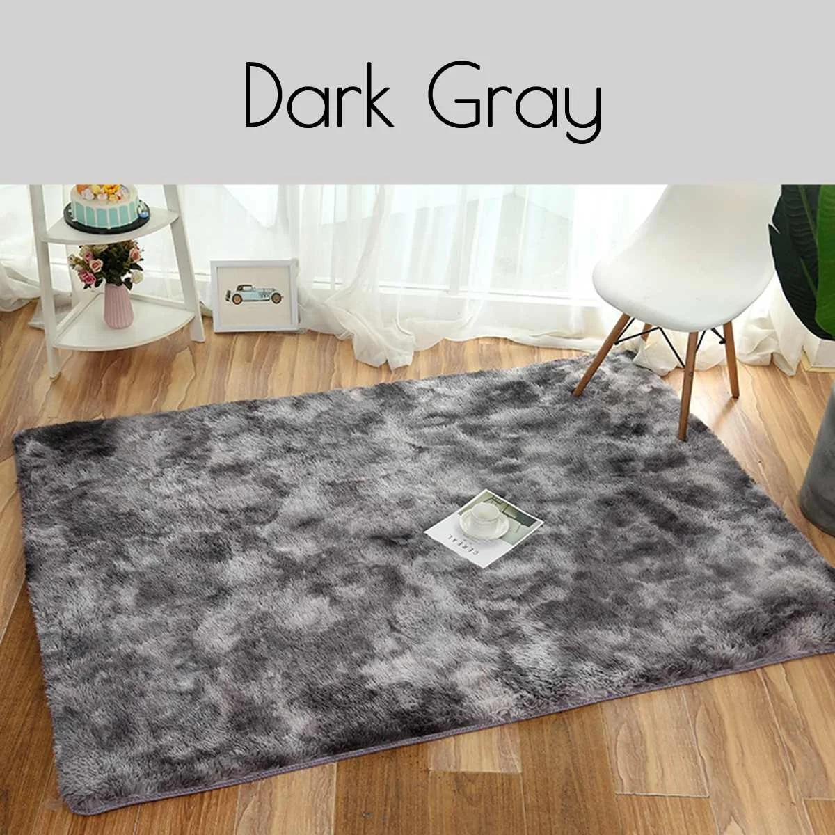 Soft Indoor Rugs Modern Shag Area Silky Antiskid Kids Carpet Shaggy Home Living Room/Bedroom Fluffy Plush Mat 160*230cm