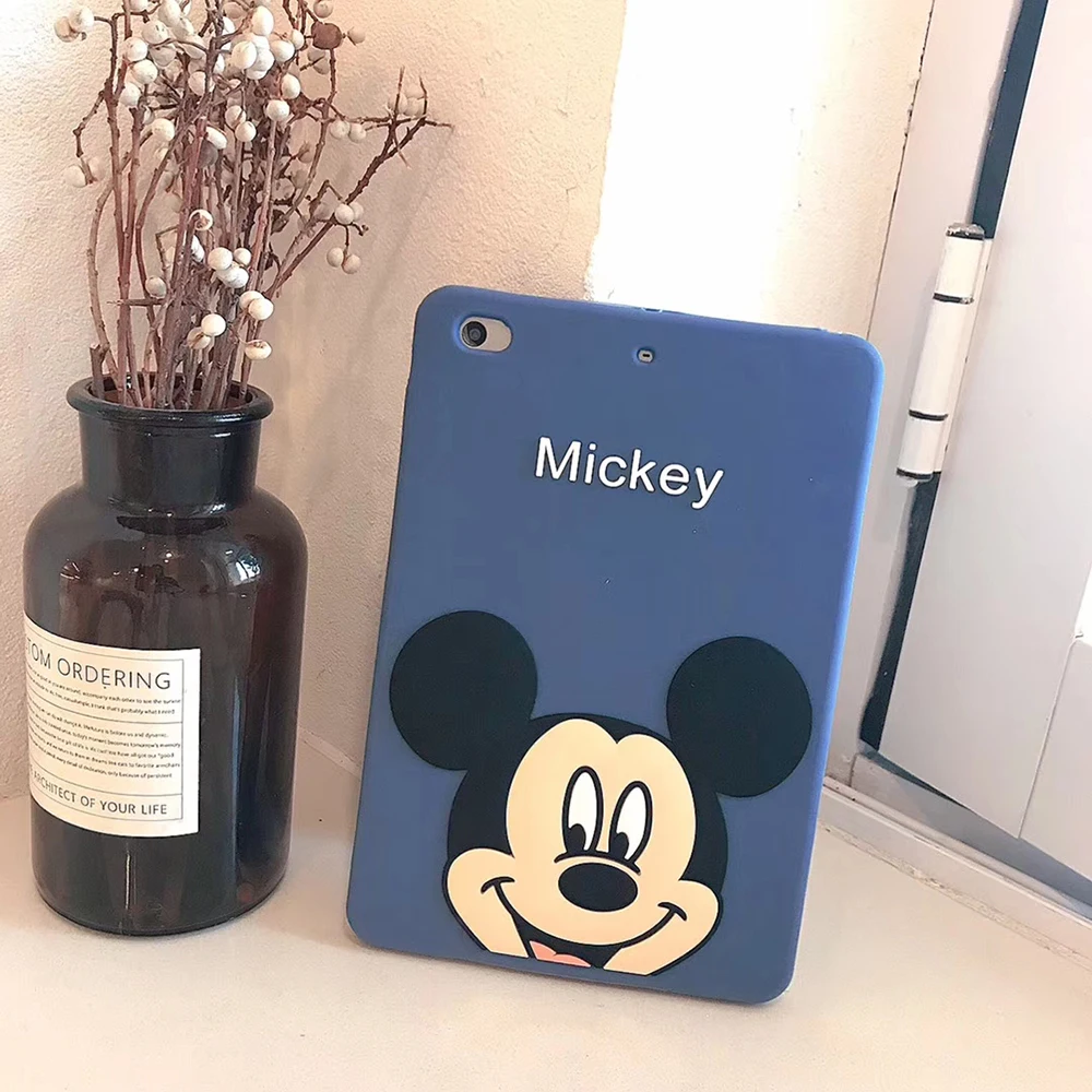 3D мультяшный силиконовый чехол для iPad Mini iPad Air Air2 iPad Pro iPad 9,7 / чехол Дейзи Микки Минни мягкая задняя крышка оболочка
