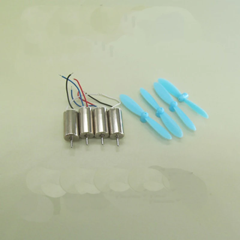 3 7 V Coreless 6*12 мм 612 двигатель + Пропеллер DIY набор для Cheerson CX-10 CX-10A CX-10W мини