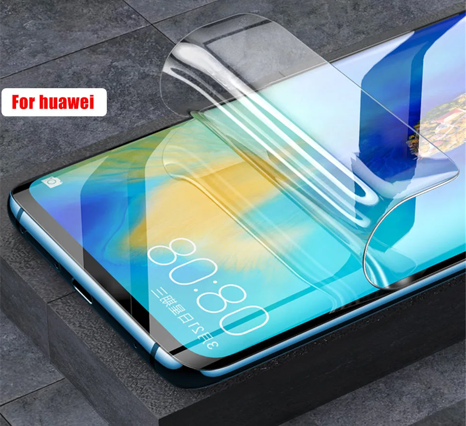 10D Передняя и задняя Гидрогелевая пленка для huawei P30 Pro P20 Lite P Smart Защита экрана для mate 20 Lite 10 Pro(не стекло