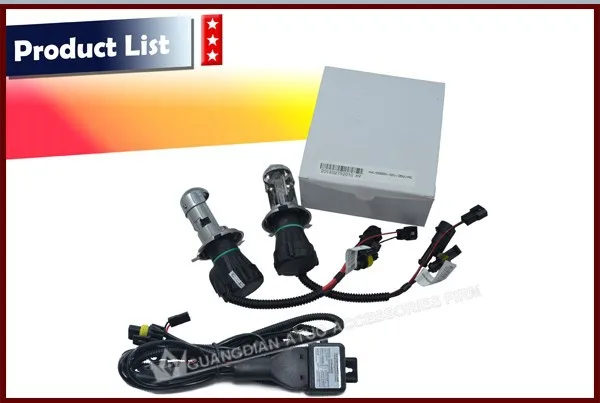 Tcart 2 шт./пара 35 Вт H4 12V AC HID Автомобильная Сменные лампы для фар H4 Bi h4 Hi короче спереди и длиннее сзади) 12v луч света лампа 4300K 6000K