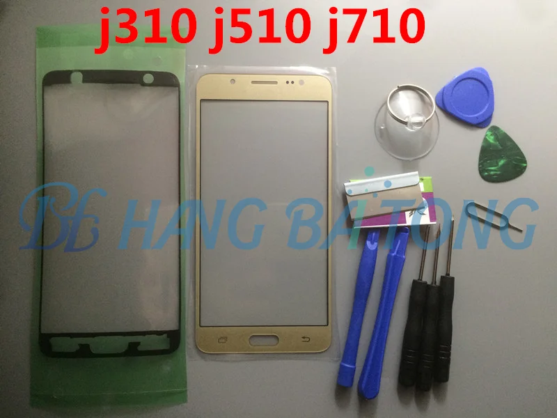 Передний сенсорный ЖК экран внешнее стекло Замена объектива для samsung galaxy(2016)J5 J5108