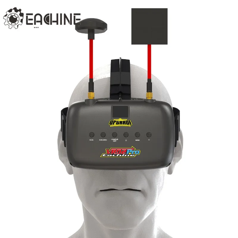 Eachine VR D2 Pro 5 Inches 800*480 40CH 5.8G Разнообразие FPV Очки ж/DVR Регулируемая Линза