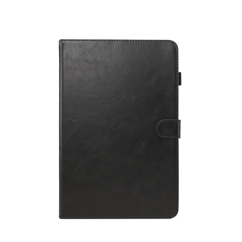 Black Роскошный чехол для samsung Galaxy Tab S4, 10,5 дюймов, T830 T835, SM-T830, чехол для SM-T835, чехол для планшета, чехол-подставка из искусственной кожи+ пленка+ ручка - Цвет: Black