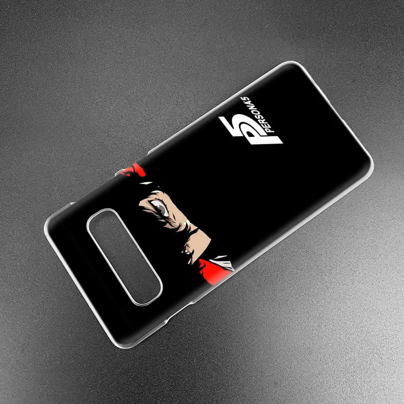 P5 Persona 5 чехол для samsung Galaxy S10 5G S10e S9 S8 M30 M20 M10 J4 J6 плюс J8 Note 8 9 чистой твёрдой ПВХ аниме чехол для телефона