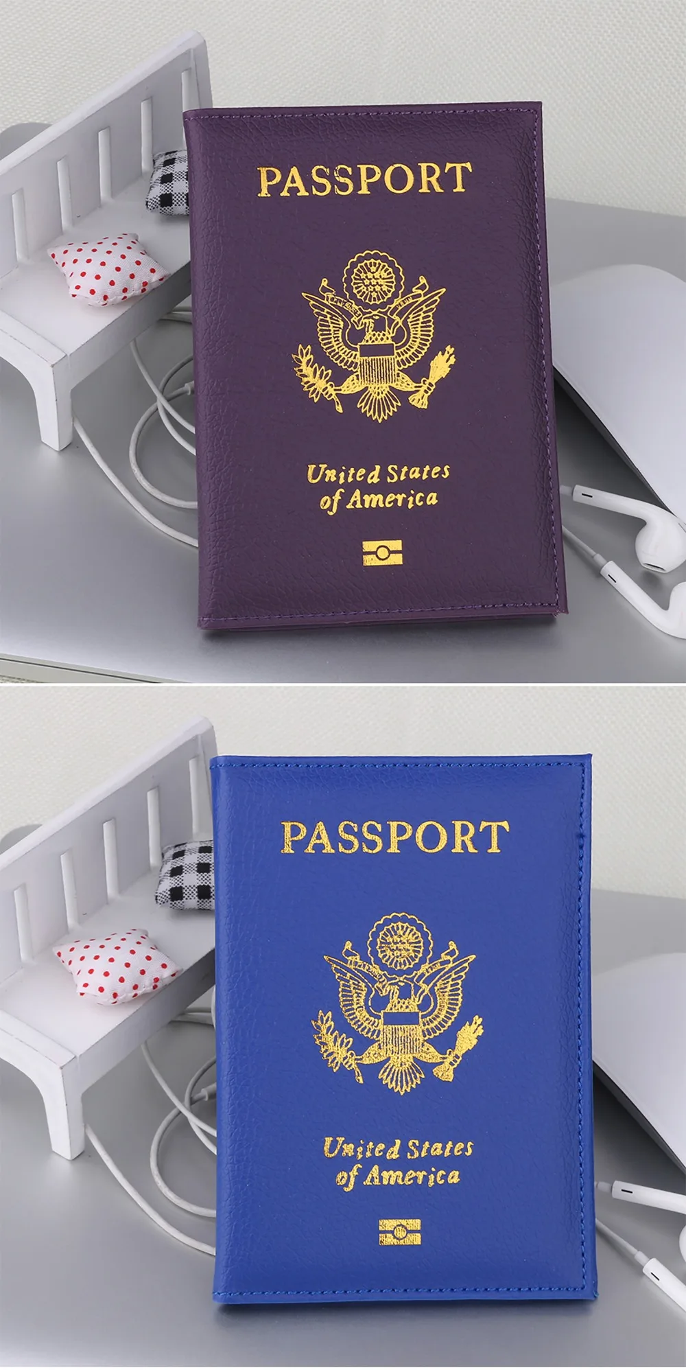 TRASSORY путешествия личи шаблон кожа США Обложка для паспорта США Rfid защита Кредитная карта чехол держатель для паспорта