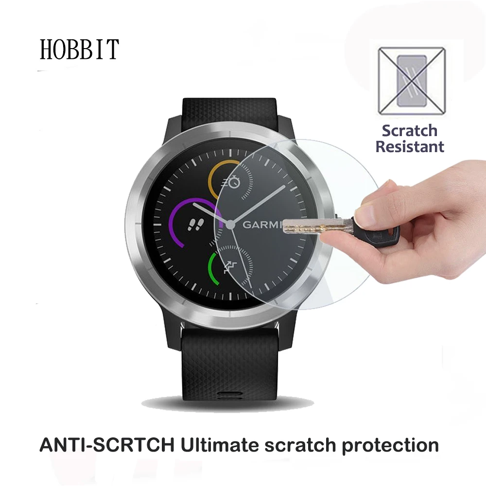 2 упаковки для Garmin Vivoactive 3 0 мм 2.5D закругленные края закаленное стекло Защита