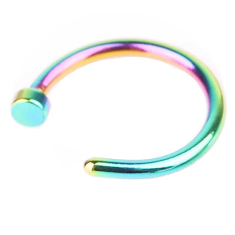 

Fashion Fake Piercing septum fake nose ring Women Stainless Steel Body Clip Hoop Septum Jewelry Girls Party Gift Trinket