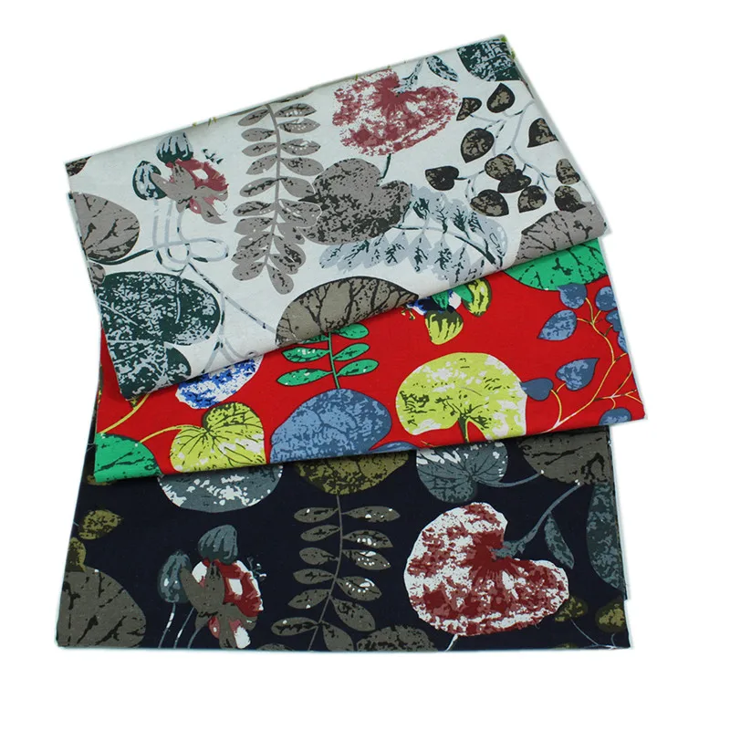 3 цвета Мягкая льняная ткань для лоскутного шитья платье рубашка занавеска