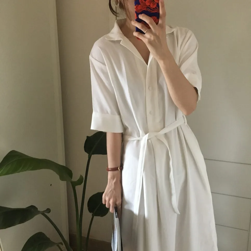 

Long Shirt Dress Women Summer Single Breasted Bandage Female Bodycon Dress Brief Plus Size Dress Robe Longue Femme Vestidos