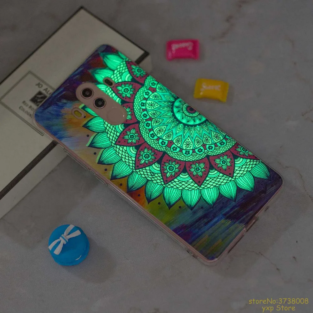 Светящиеся чехлы для телефонов Huawei MATE 10 PRO чехол мягкий TPU силиконовый