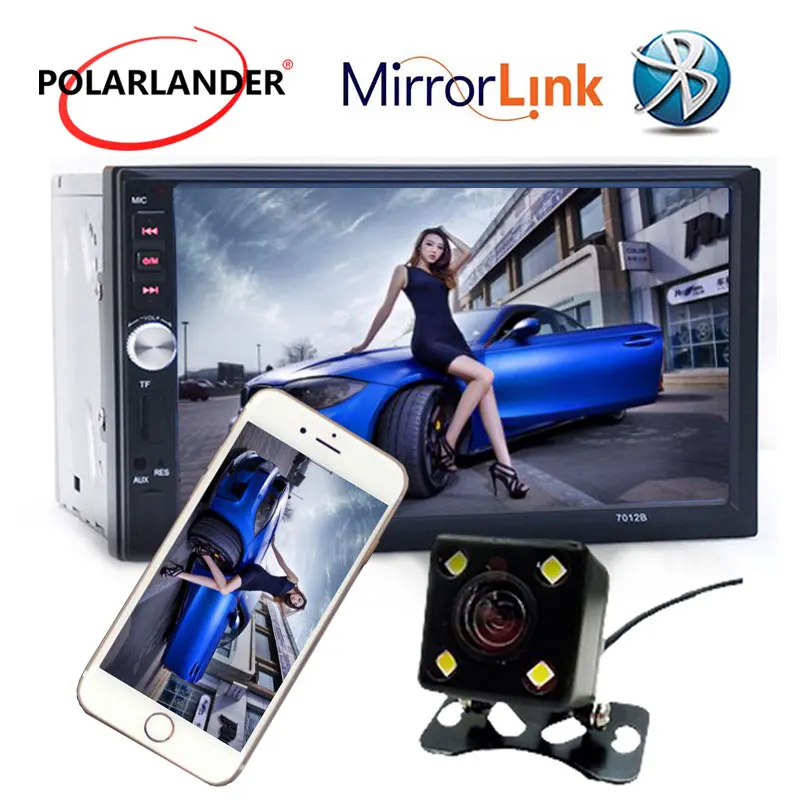 Bluetooth 7 ''плеер MP5 AUX/USB/FM 2 Din Радио стерео автомобильный сенсорный экран с