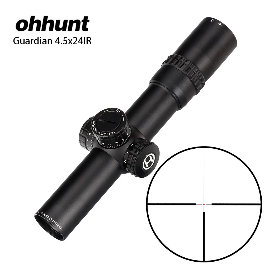 Ohhunt Guardian 4.5x24IR Охотничья винтовка 30 мм трубчатая тактическая Оптика прицел 1/2